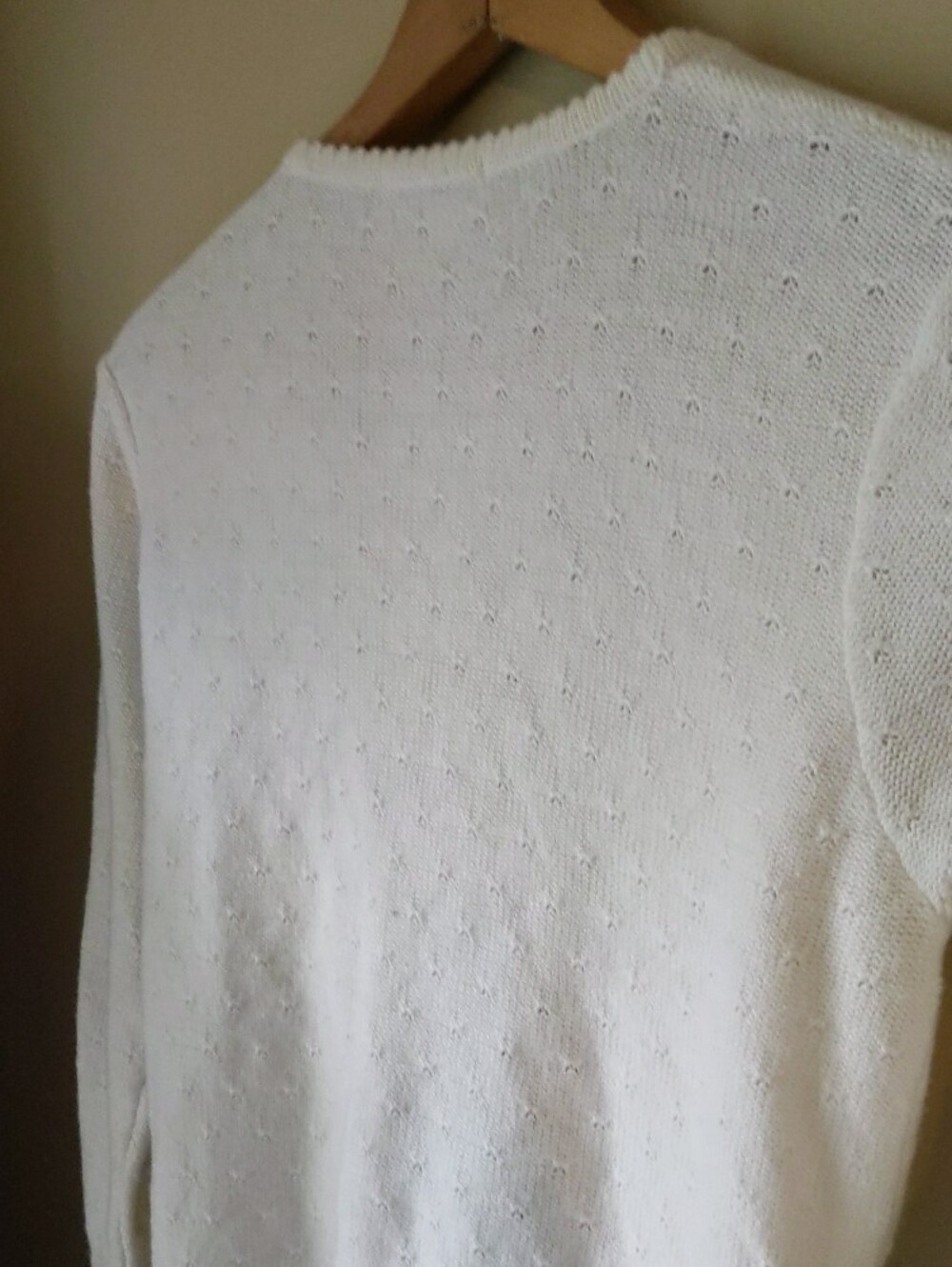 Christopher & Banks Cream Tie-Front Cardigan - Picture 4 of 4